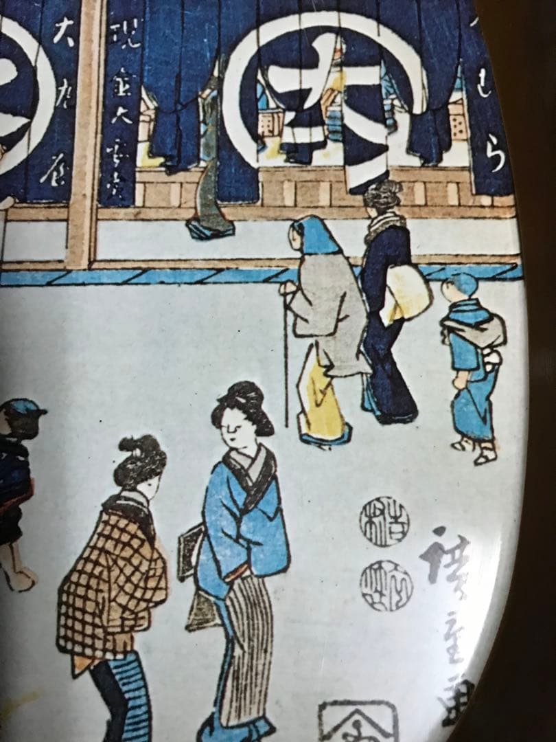 昭和レトロなお盆　トレイ