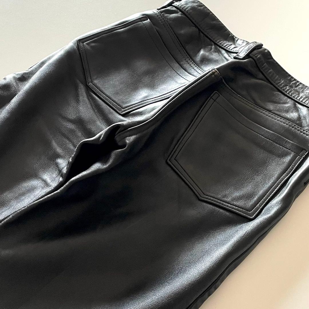 名品 90's VANSON Leathers Pants レザーパンツ 31
