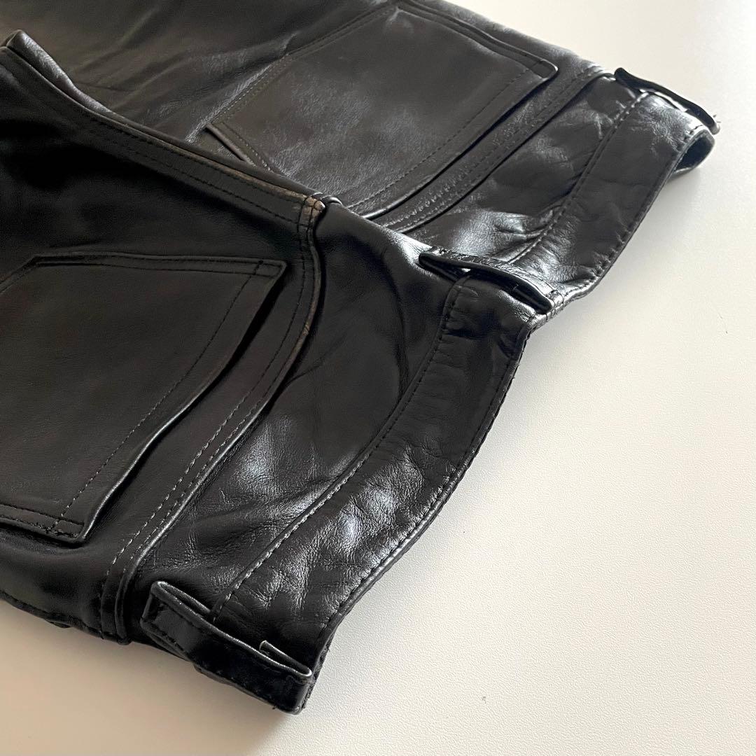 名品 90's VANSON Leathers Pants レザーパンツ 31