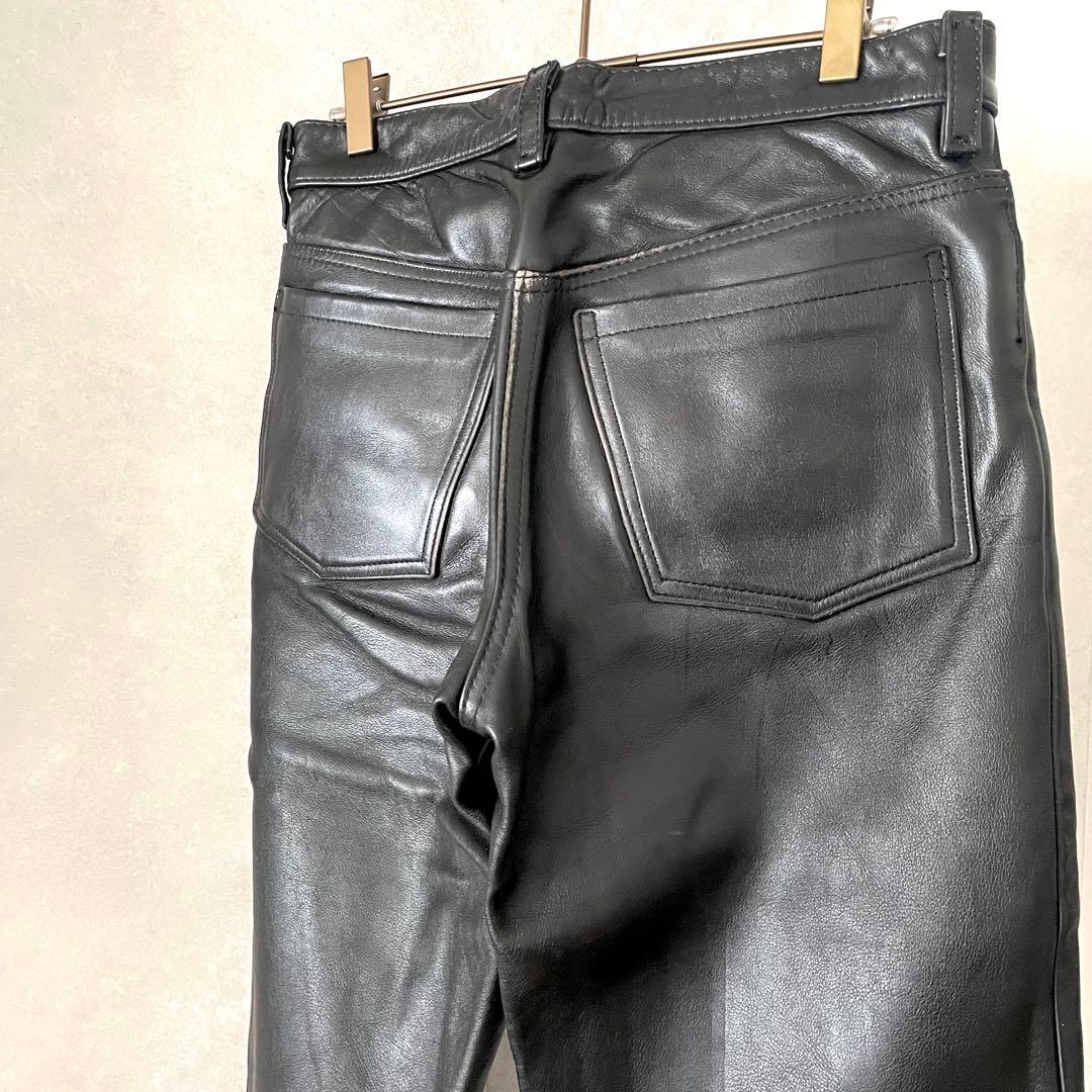 名品 90's VANSON Leathers Pants レザーパンツ 31
