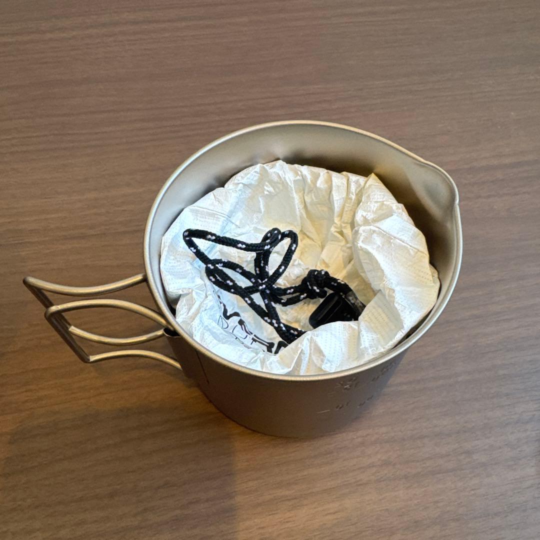 EVERNEW チタン製マグポットとアルコールストーブ用スタンドセット