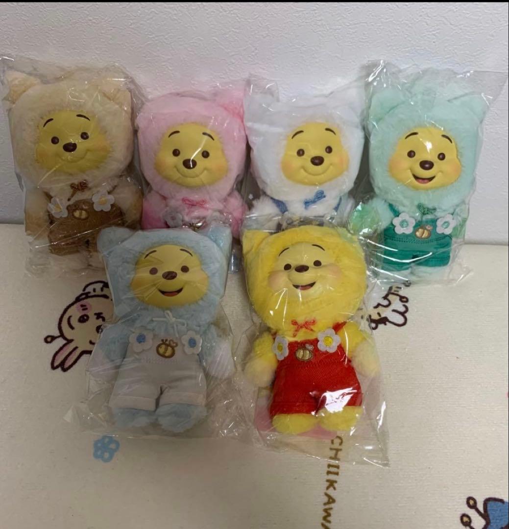 トップトイ くまのプーさん 6点　キャンディーベアシリーズ