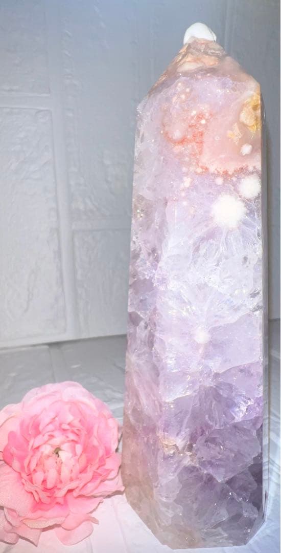 ⑱ピンクアメジスト♥️タワー♥️チェリーブロッサム♥️桜瑪瑙♥️花瑪瑙♥️フラワーアゲート