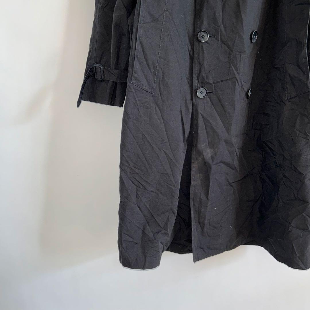 70s アメリカ製 ロンドン フォグ LONDON トレンチ コート 黒