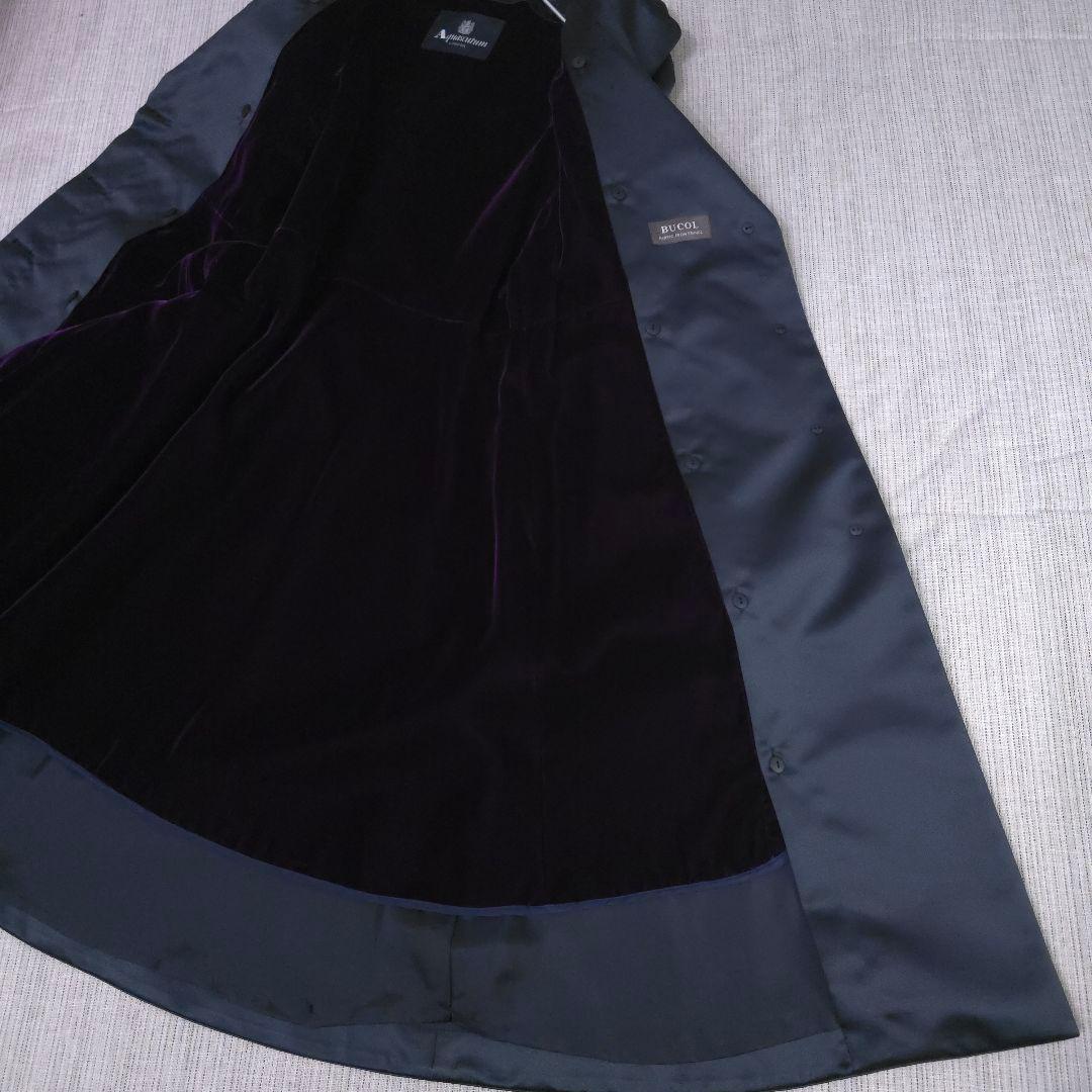 Aquascutum LONDON BUCOL トレンチコート ベロア　ライナー