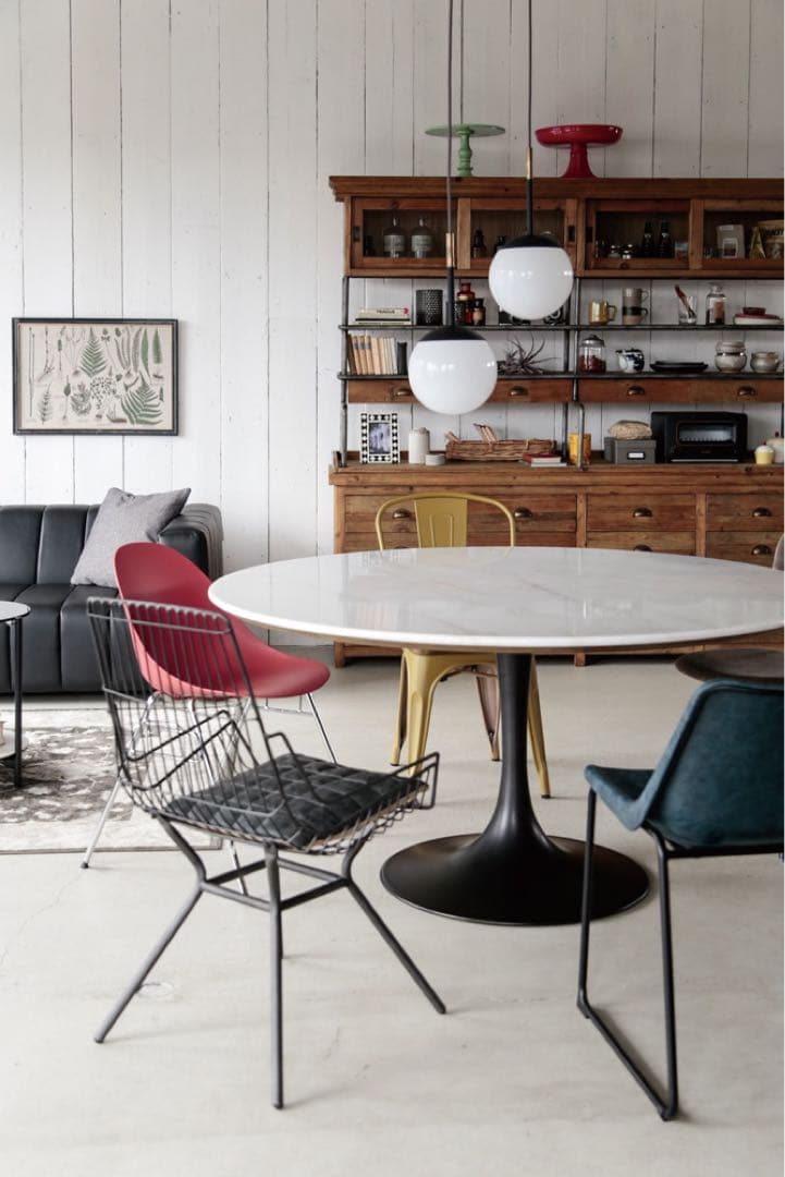 【美品】CRASH GATE 関家具　大理石テーブル