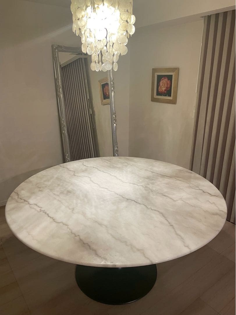 【美品】CRASH GATE 関家具　大理石テーブル