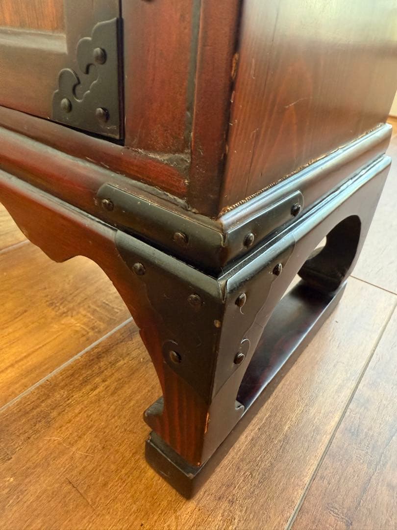 李朝 薬箪笥 ヤクジャン アンティーク 引き出し 戸棚 レトロ 木製