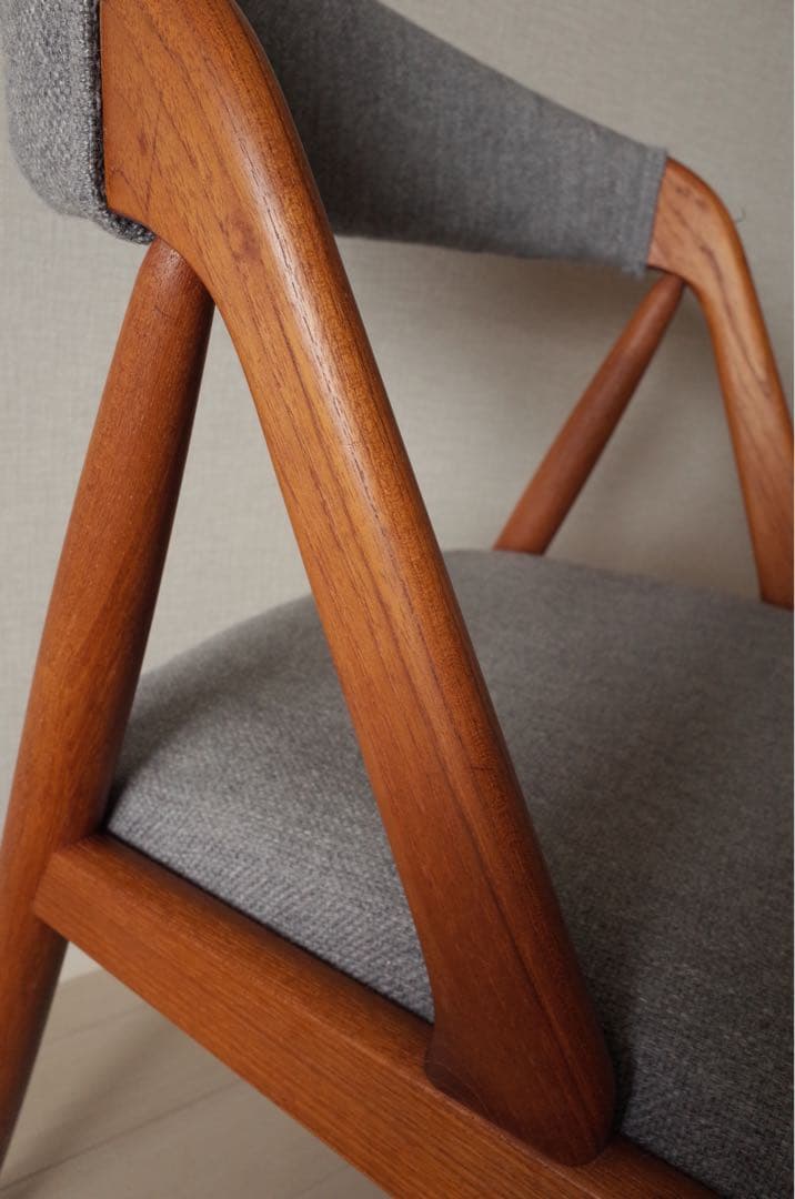 1960年代デンマークNV31カイクリスチャンセン北欧チーク無垢ダイニングチェア