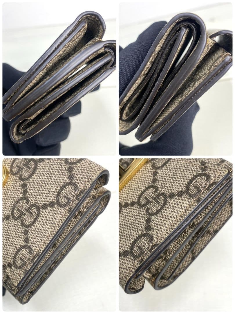 付属品完備✨️未使用級✨️ グッチ バレンシアガ コンパクト 三つ折り財布