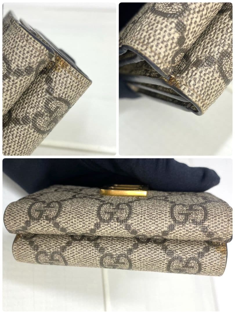付属品完備✨️未使用級✨️ グッチ バレンシアガ コンパクト 三つ折り財布