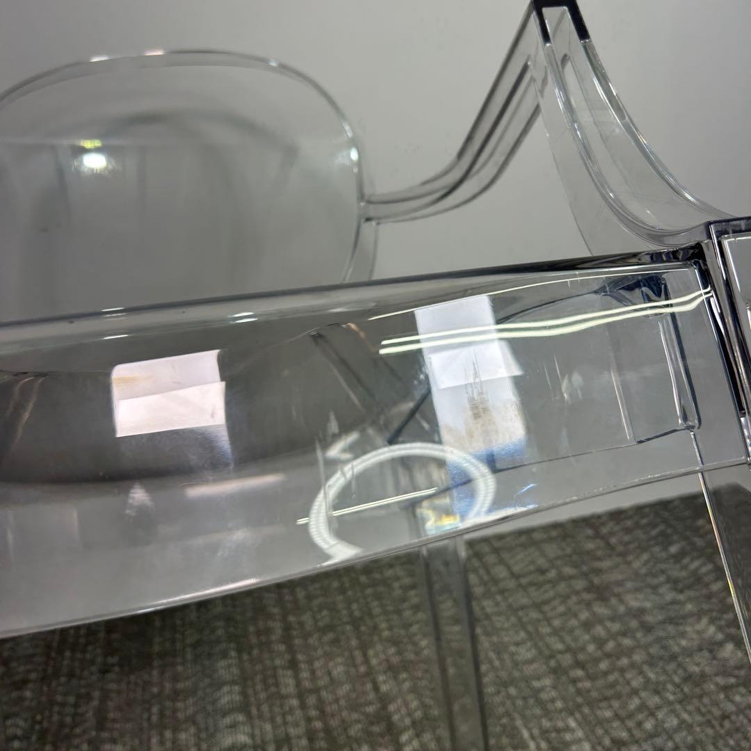 【2脚セット】Kartell ルイ・ゴースト シングルチェア クリア.