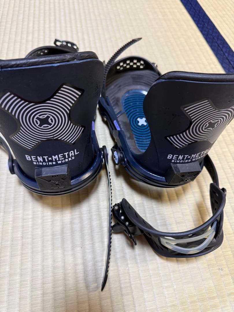 まさBENT L スノーボード ビンディング ネイビー