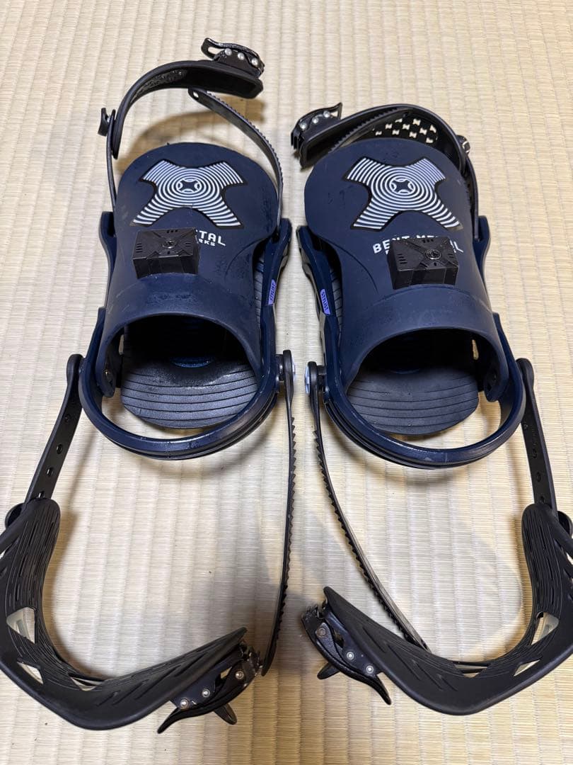 まさBENT L スノーボード ビンディング ネイビー