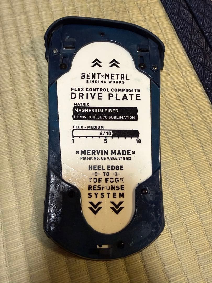 まさBENT L スノーボード ビンディング ネイビー