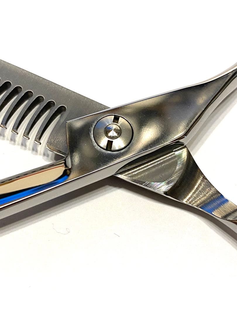 新品 メガネ 6インチ セニングシザー ボールベアリング 理容 美容 鋏 15%