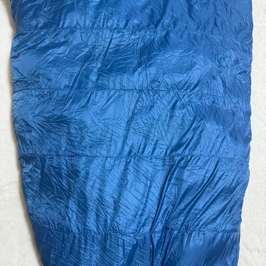美品NANGA ダウンシュラフ　オーロラテックス600STDブルーR/ZIP