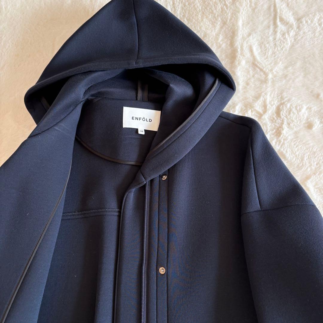 [美品]人気完売品　エンフォルド　ボンディングフーデットコート ENFOLD