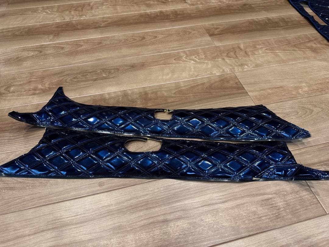 ふそう17スーパーグレート 内装パーツ5点セット ネイビー 花魁付き