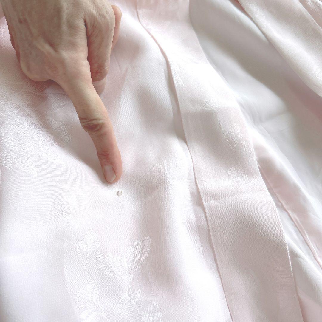 セット七五三7歳女の子長着＆袖なし長襦袢＆袋帯＆草履＆巾着＆小物紺金プリント鼓花