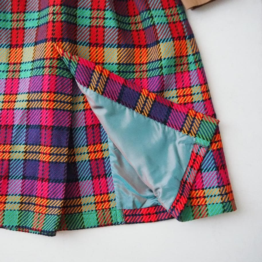 TSUMORI CHISATO ツモリチサト 18AW チェック柄 ロングコート