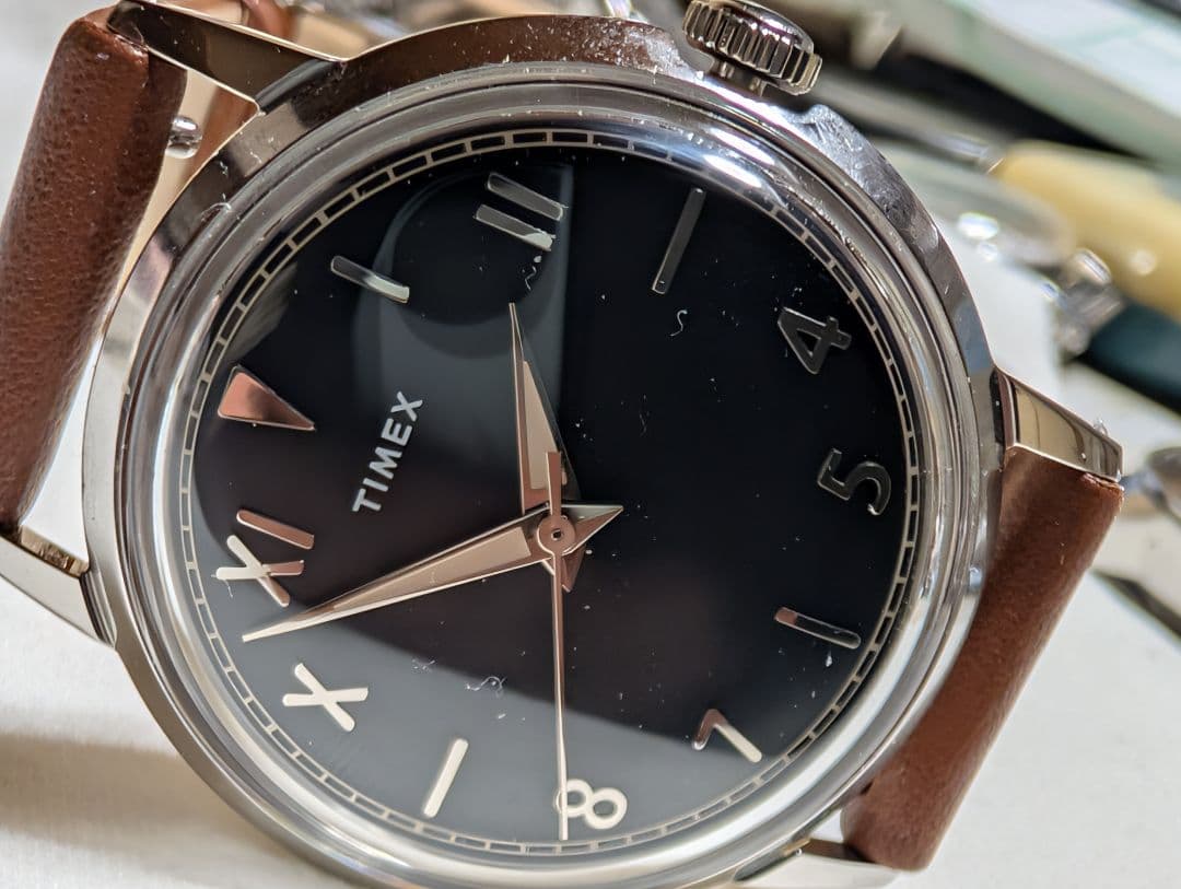 TIMEX Marlin マーリン　カリフォルニアダイヤル　黒文字盤 　美品
