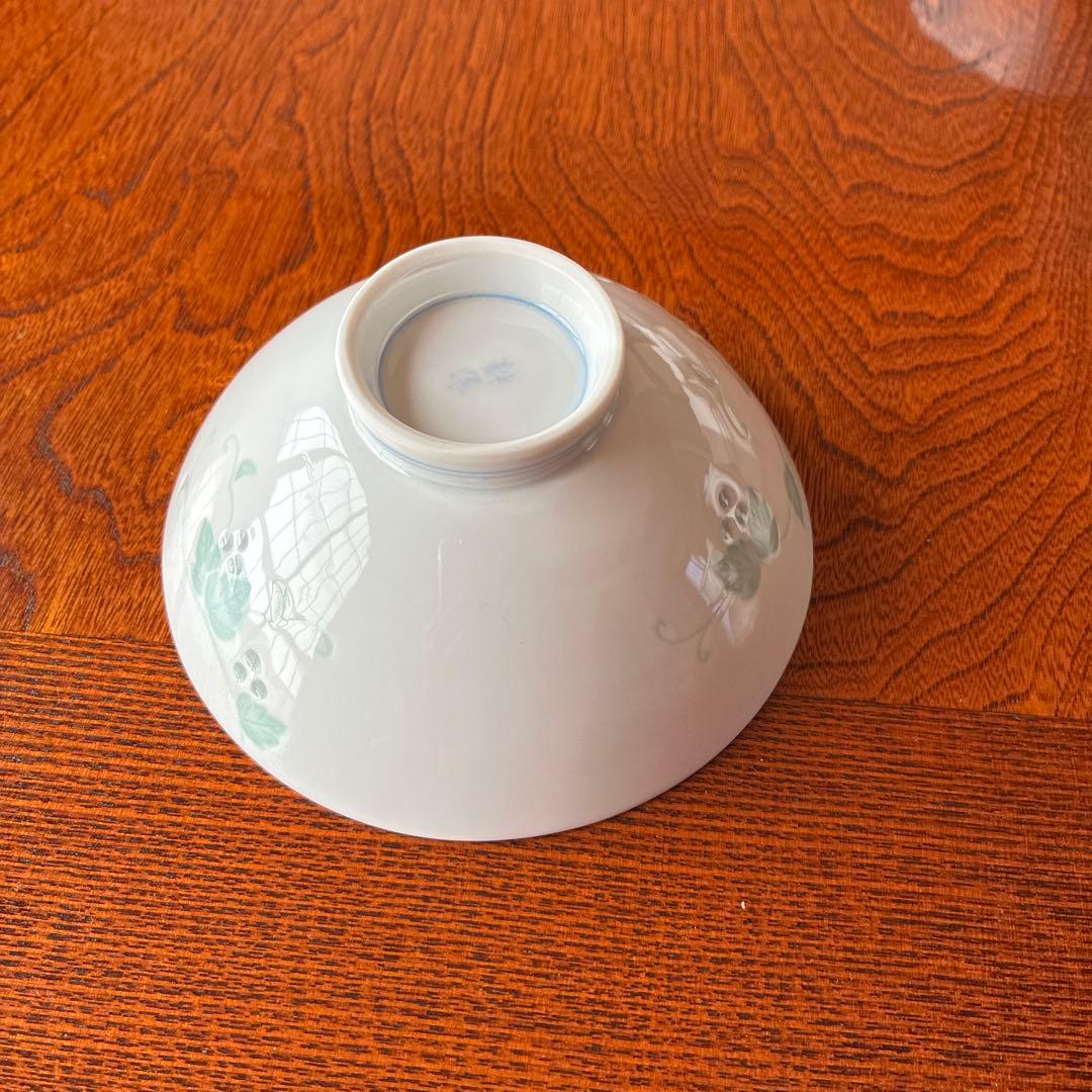 有田焼　宝祥窯　蛍象嵌彫　花柄食器セット 8点専用箱付き