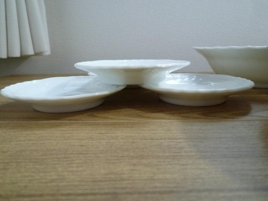 リチャードジノリ ベッキオホワイト フルーツソーサー＆ 豆皿