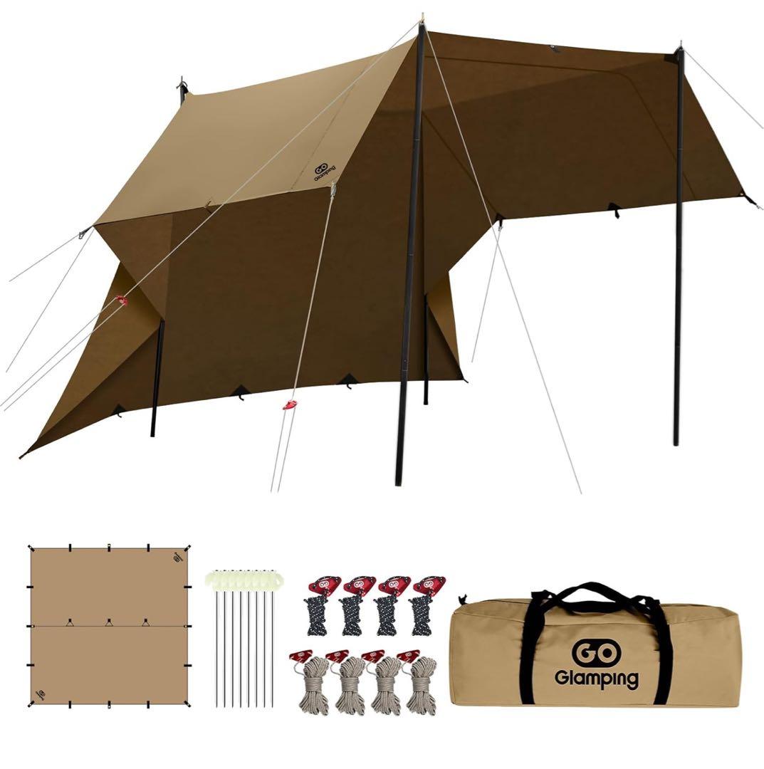 GOGlamping HENGEN+スクエアタープTC 3.5m