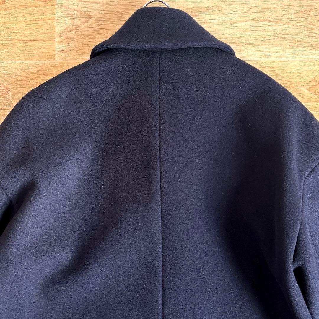 IENA MANTECO生地 オーバーチェストコート ネイビー 38サイズ