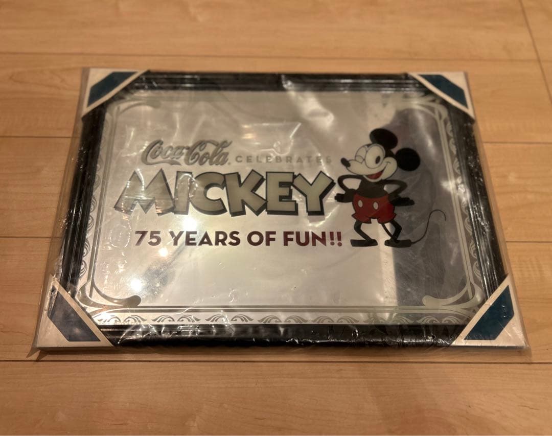 コカコーラ  ミッキーマウス　パブミラー　レトロ　ヴィンテージ　鏡