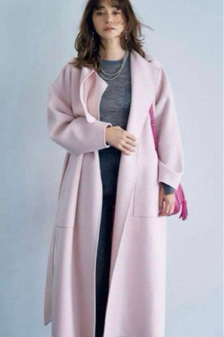 アンクレイヴ　ウールリバーロングコート