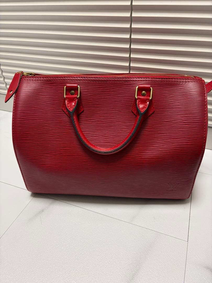 Louis Vuitton ルイヴィトン ボストンバッグ 赤