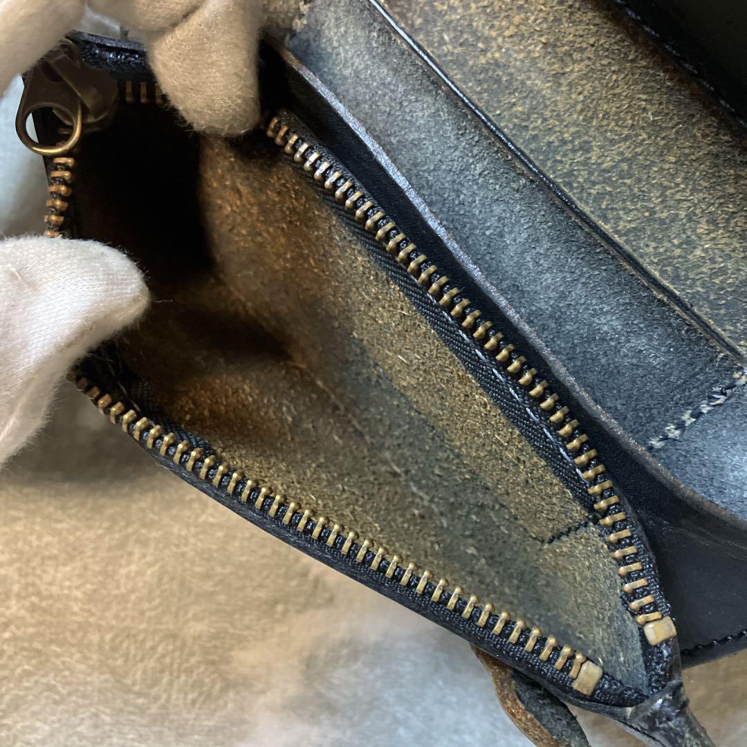 【希少】KADOYA 長財布 バイカーズウォレット チェーン レザー ブラック