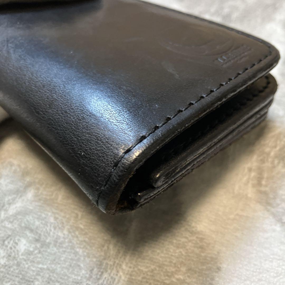【希少】KADOYA 長財布 バイカーズウォレット チェーン レザー ブラック