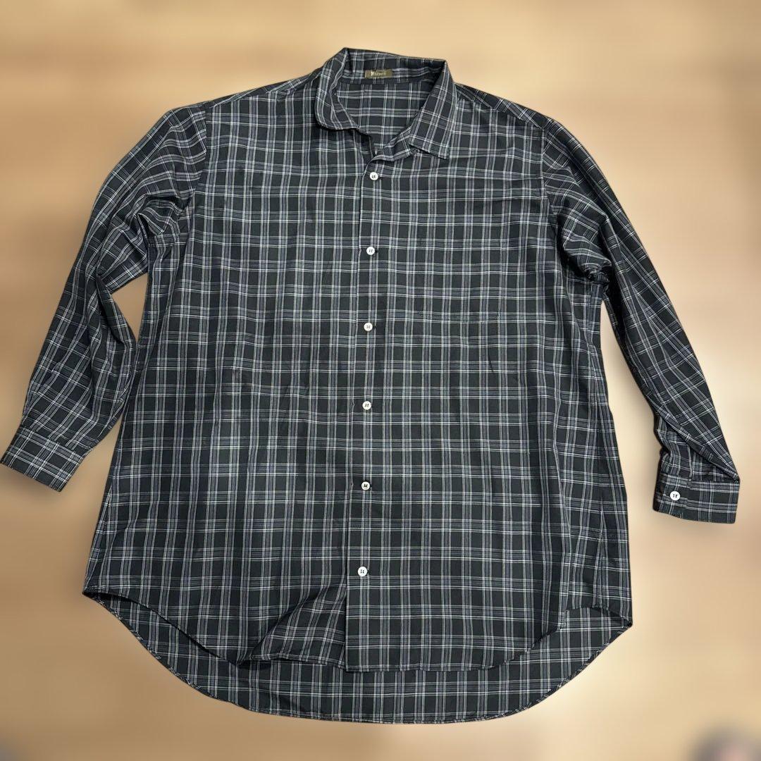 Ys for men チェックシャツ/ブルー/ブラック/グレー