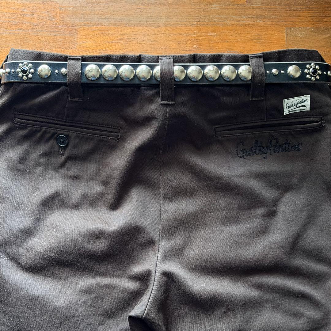 スタッズナローベルトQuiet UKサドル23mm34inch110cm