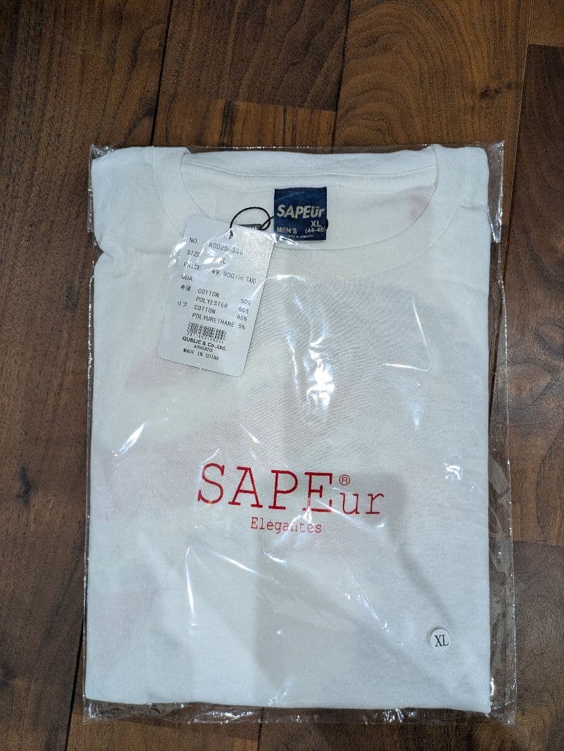 SAPEur サプール　ロンT ホワイト　ロッドマン ＸＬサイズ　新品未開封