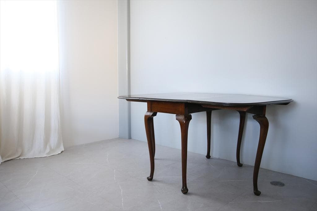 英国アンティーク木製ゲートレッグテーブル/ダイニング机/バタフライ(92-233