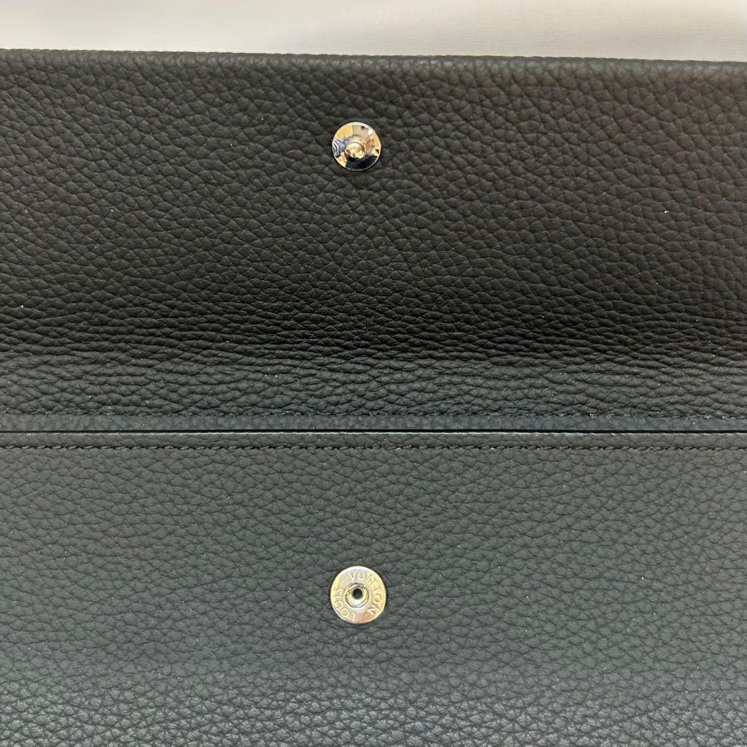 超美品♡ルイヴィトン LOUIS VUITTON アエログラム 長財布 ブラック