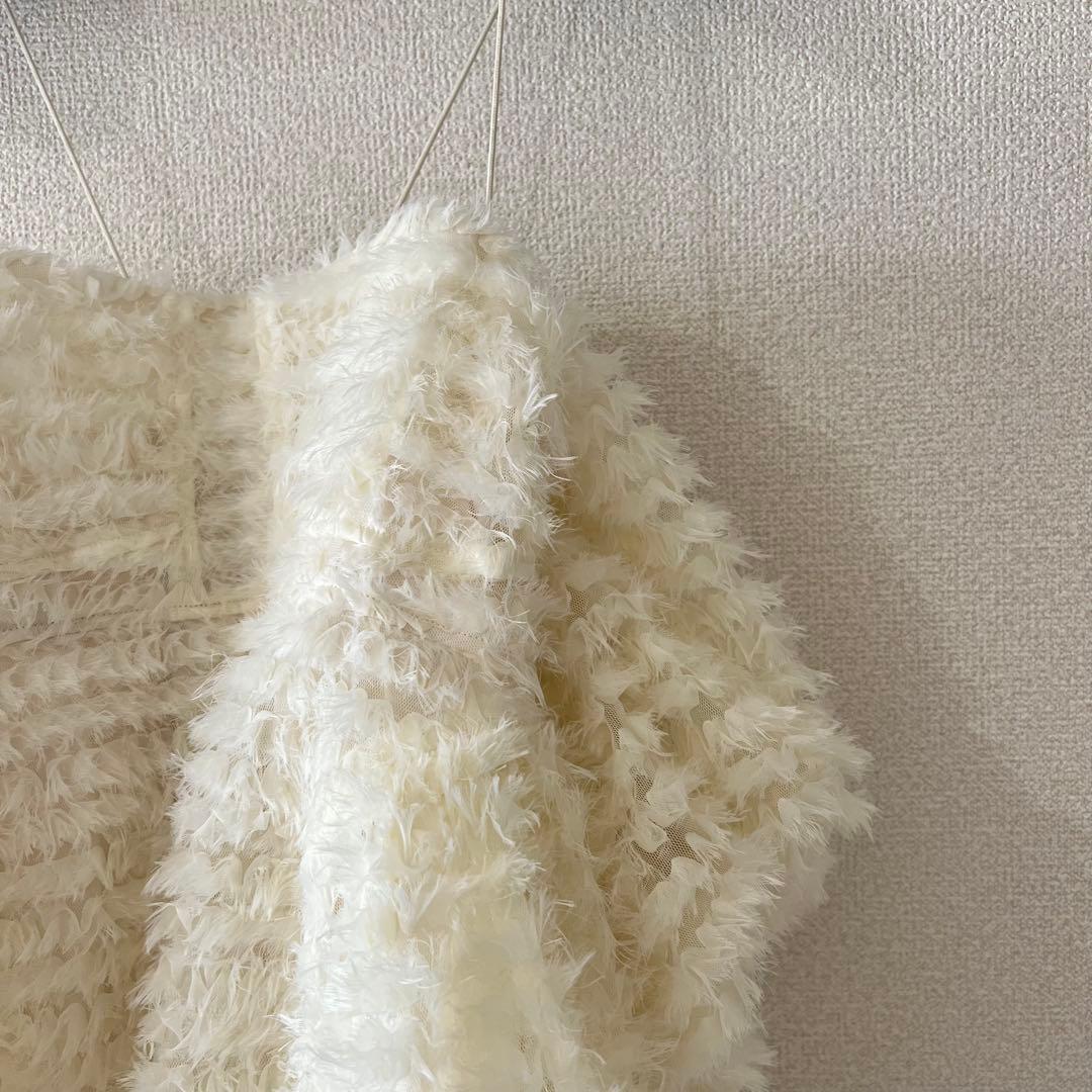 LILY BROWN 3wayチュールペプラムビスチェ