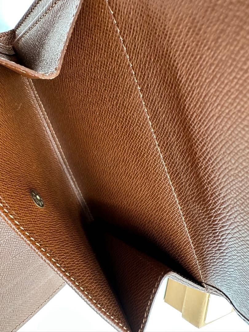 美品Louis Vuitton モノグラム 三つ折り財布