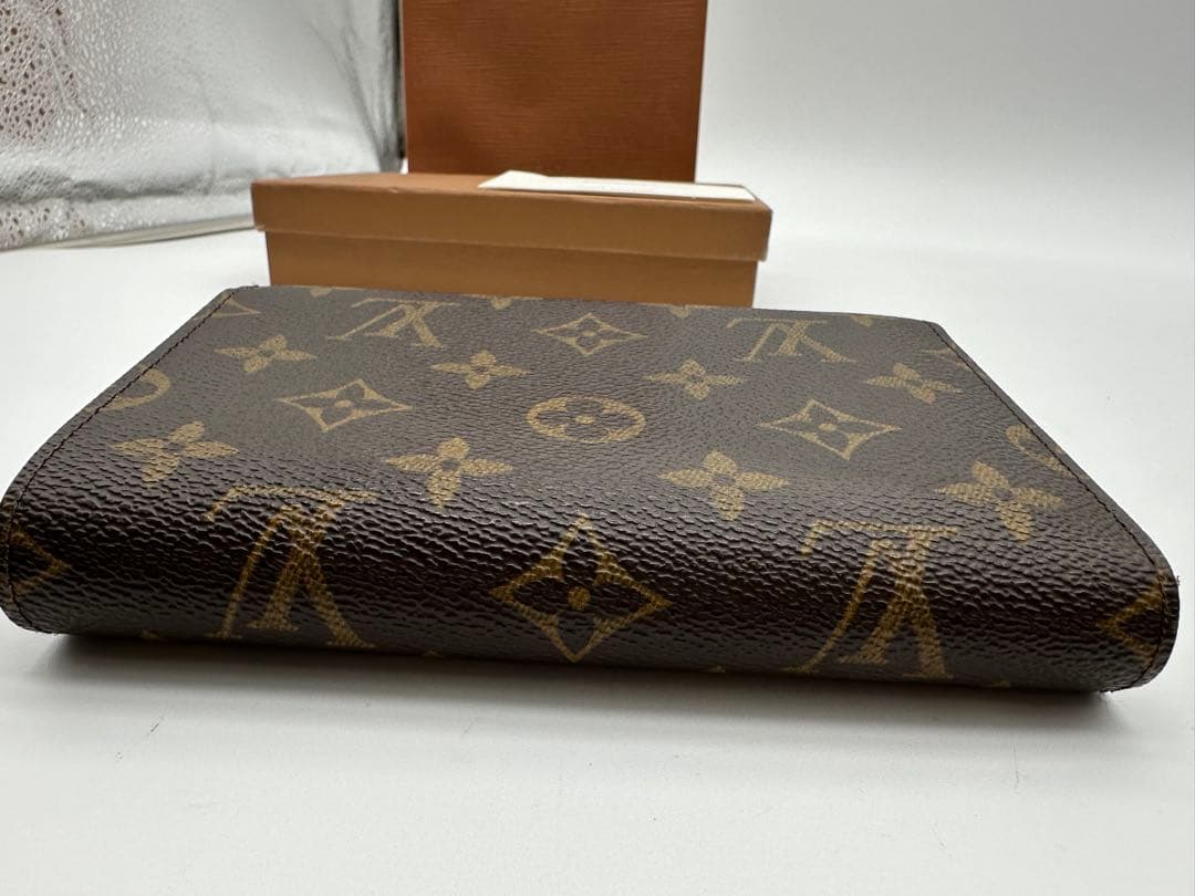 美品Louis Vuitton モノグラム 三つ折り財布