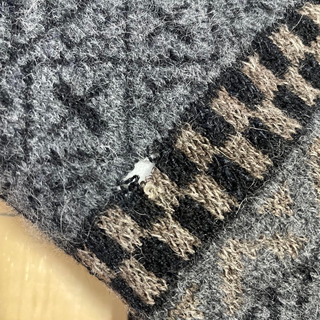 sacai サカイ　ノルディック　カーディガン　セーター　ニット　フェアアイル