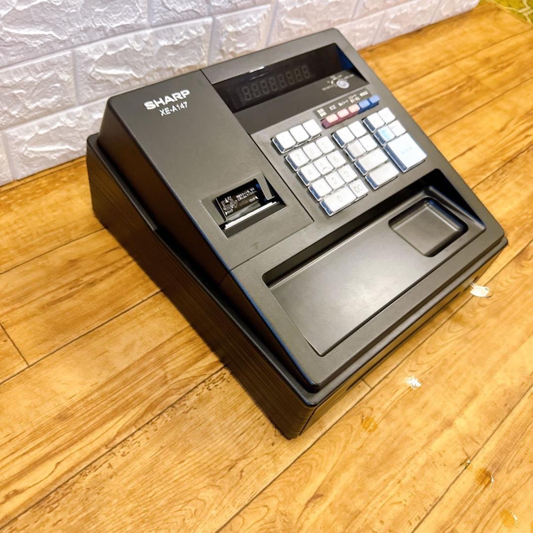 SHARP シャープ レジスター XE-A147 ブラック 電子レジスター