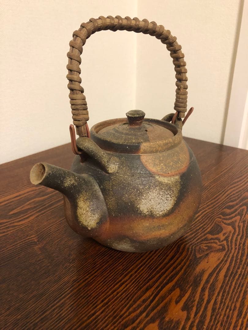 備前焼 土瓶 急須 陶印あり 作家物 伝統工芸 煎茶道具