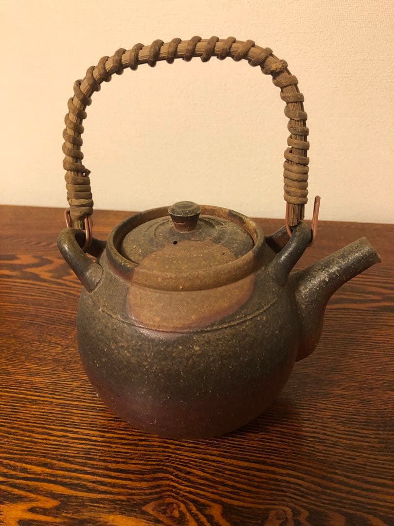 備前焼 土瓶 急須 陶印あり 作家物 伝統工芸 煎茶道具