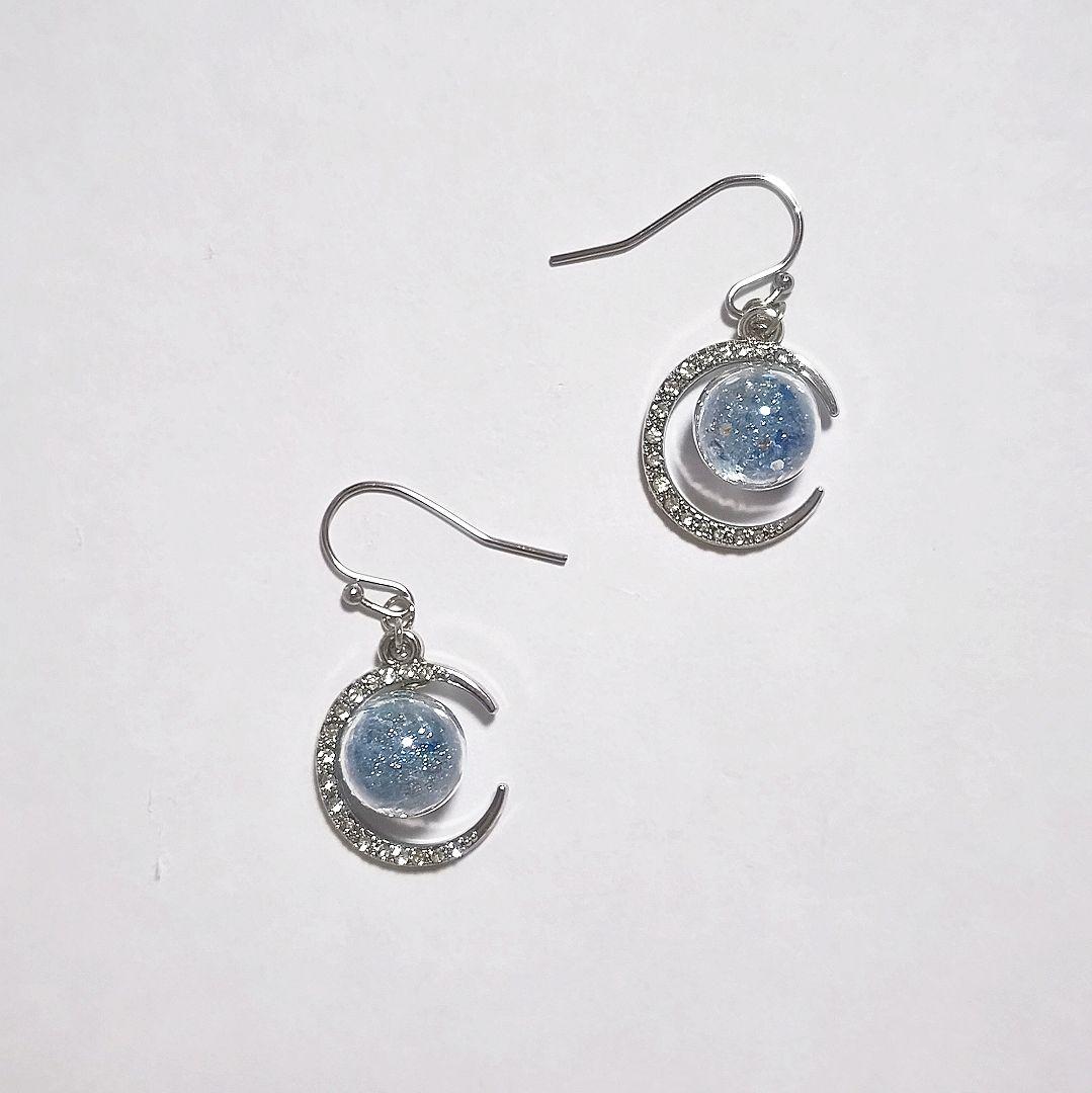 【1200】月と星のピアス／イヤリング