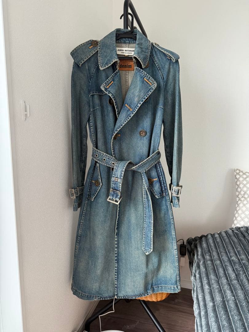 【美品】JUNYA WATANABE デニム トレンチコート