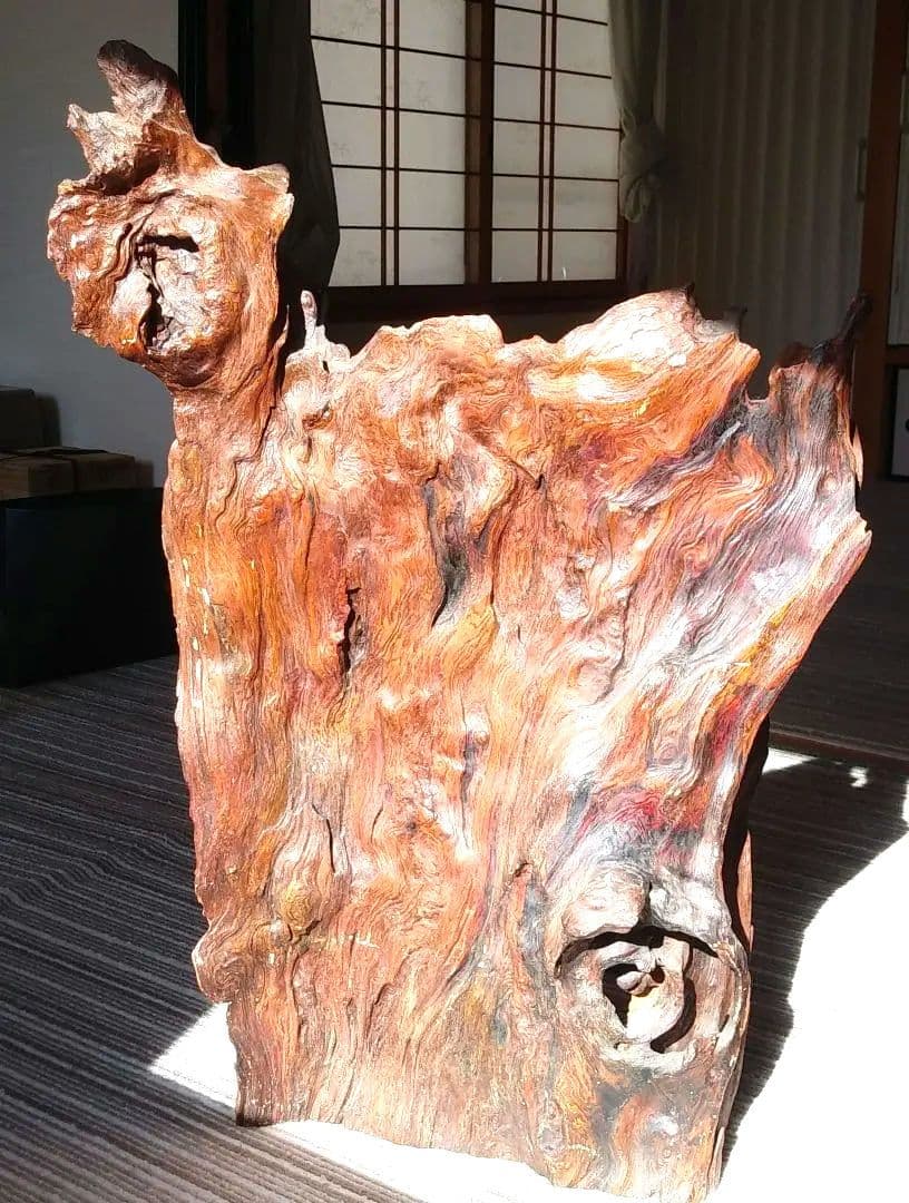 【貴重】屋久杉　原木　こぶ　オブジェ　置物　天然木
